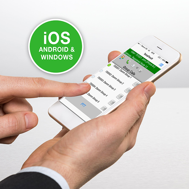 DAMM TetraFlex PTT for Android and iOS